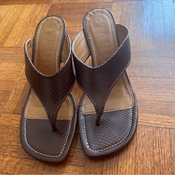 STAUD Natalia thong sandal kitten heel - Picture 5 of 5